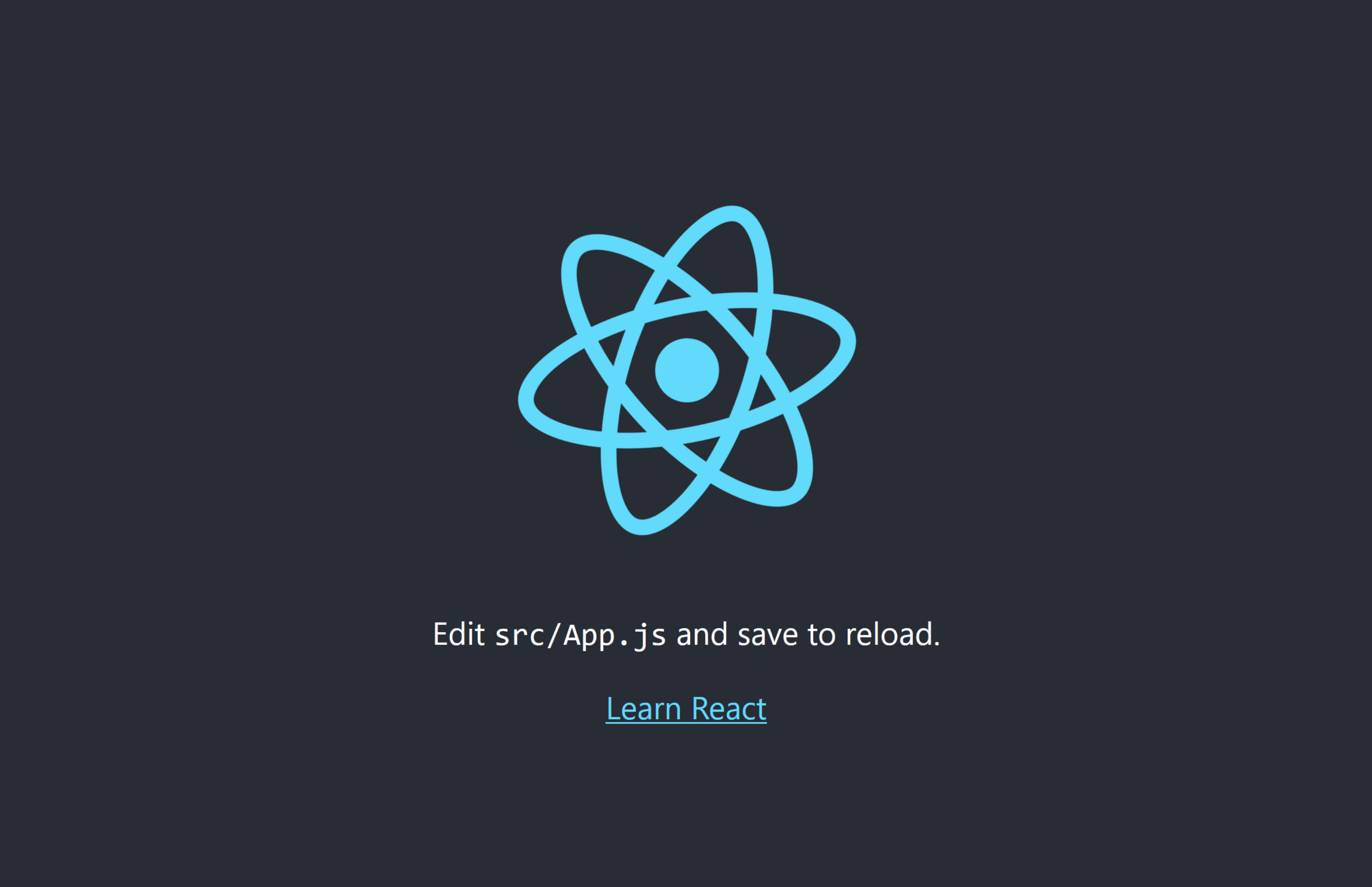 React Hello World Starter